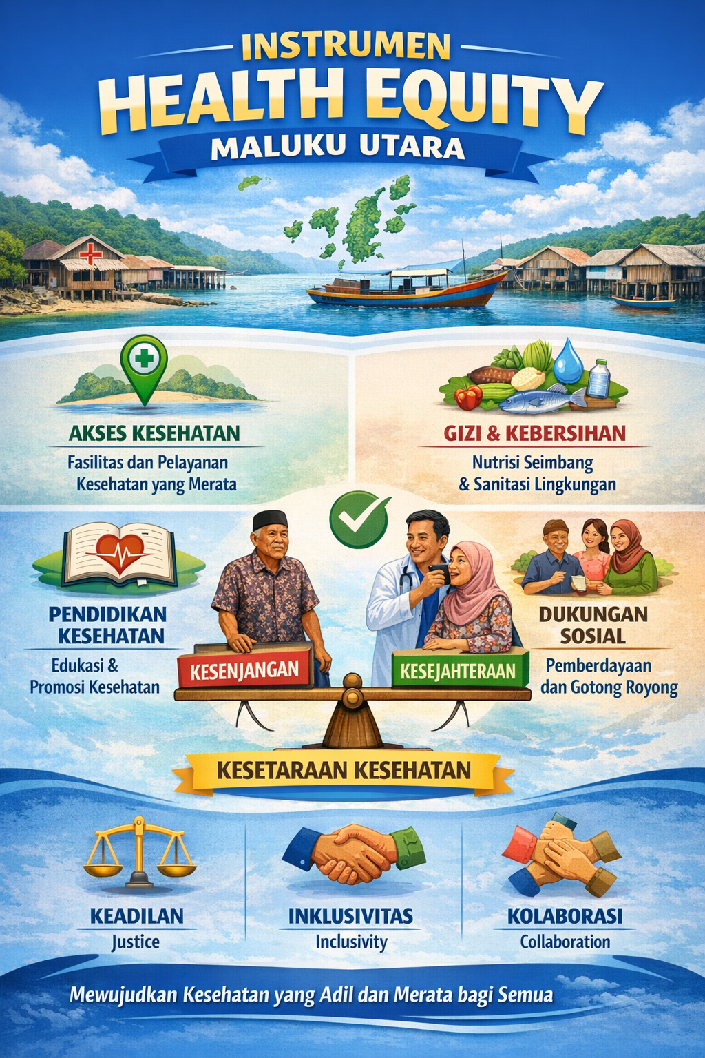 CKG sebagai Instrumen Penguatan Health Equity di Maluku Utara