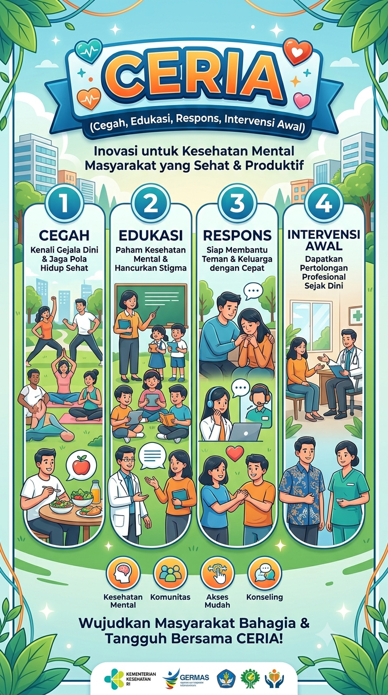CERIA (Cegah, Edukasi, Respons, Intervensi Awal)